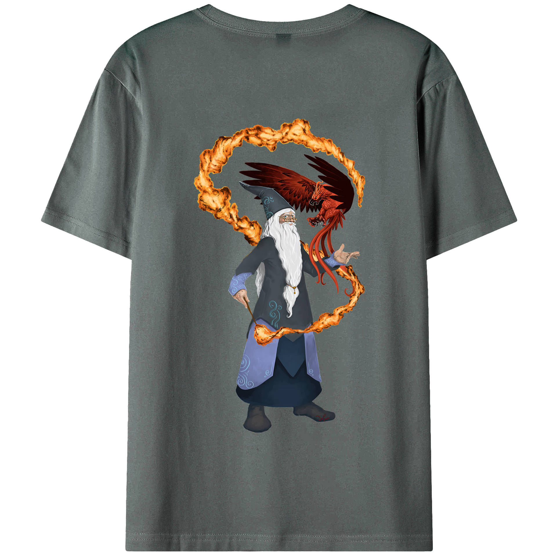 （画像用） Harry Potter ハリー・ポッターシリーズ 綿100％半袖Tシャツ（背面プリント）